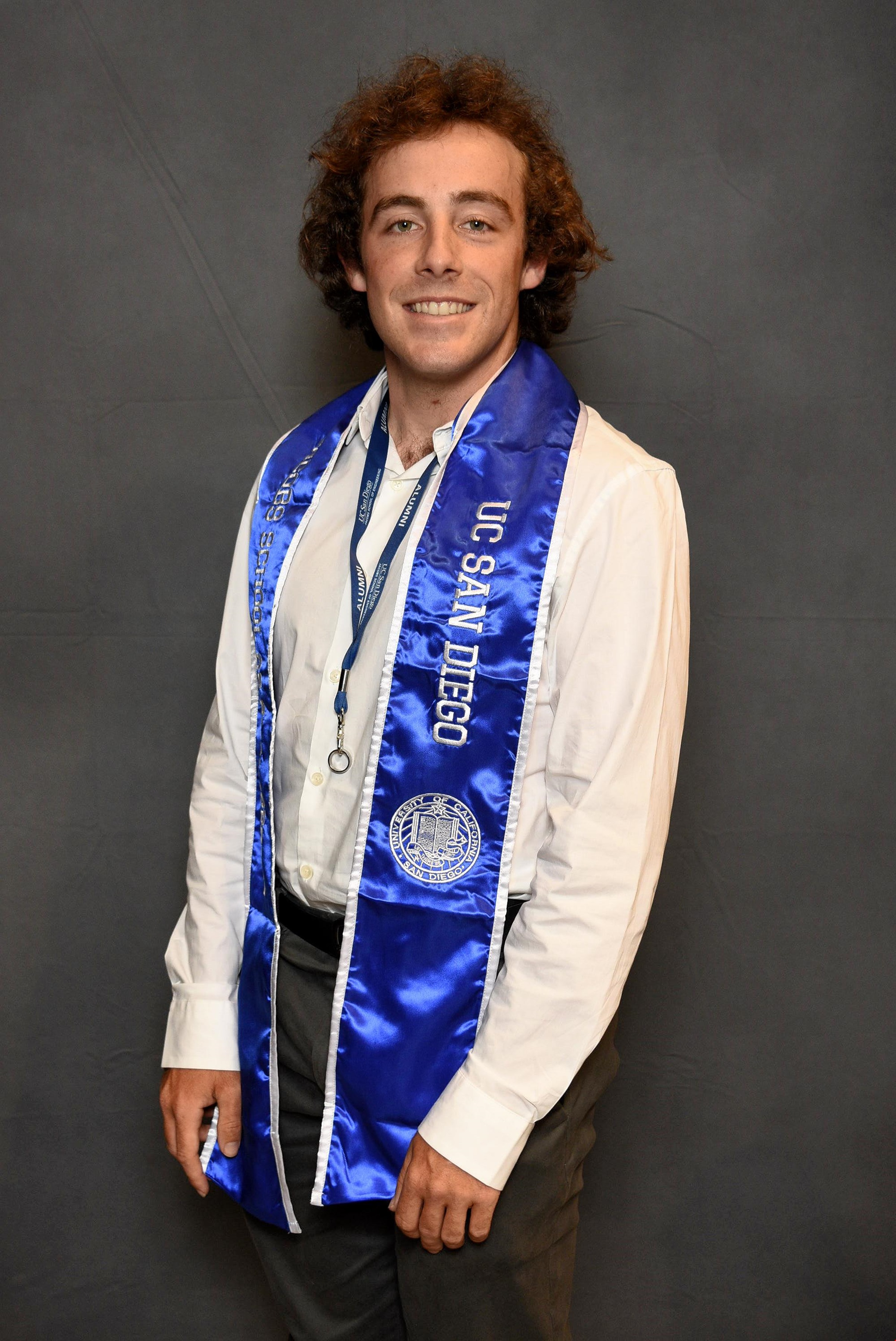 Dominic Orlando at UCSD graduation